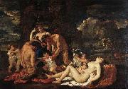 POUSSIN, Nicolas The Nurture of Bacchus painting